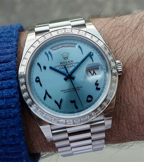 rolex arabic watch